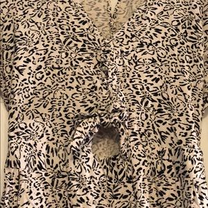 Jumpsuits | Leopard Print Romper | Poshmark